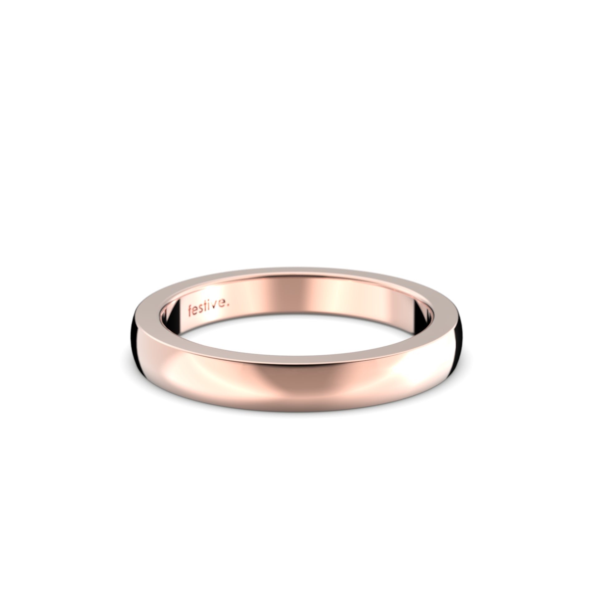 Firenze Heavy 3,0 mm Festive sormus