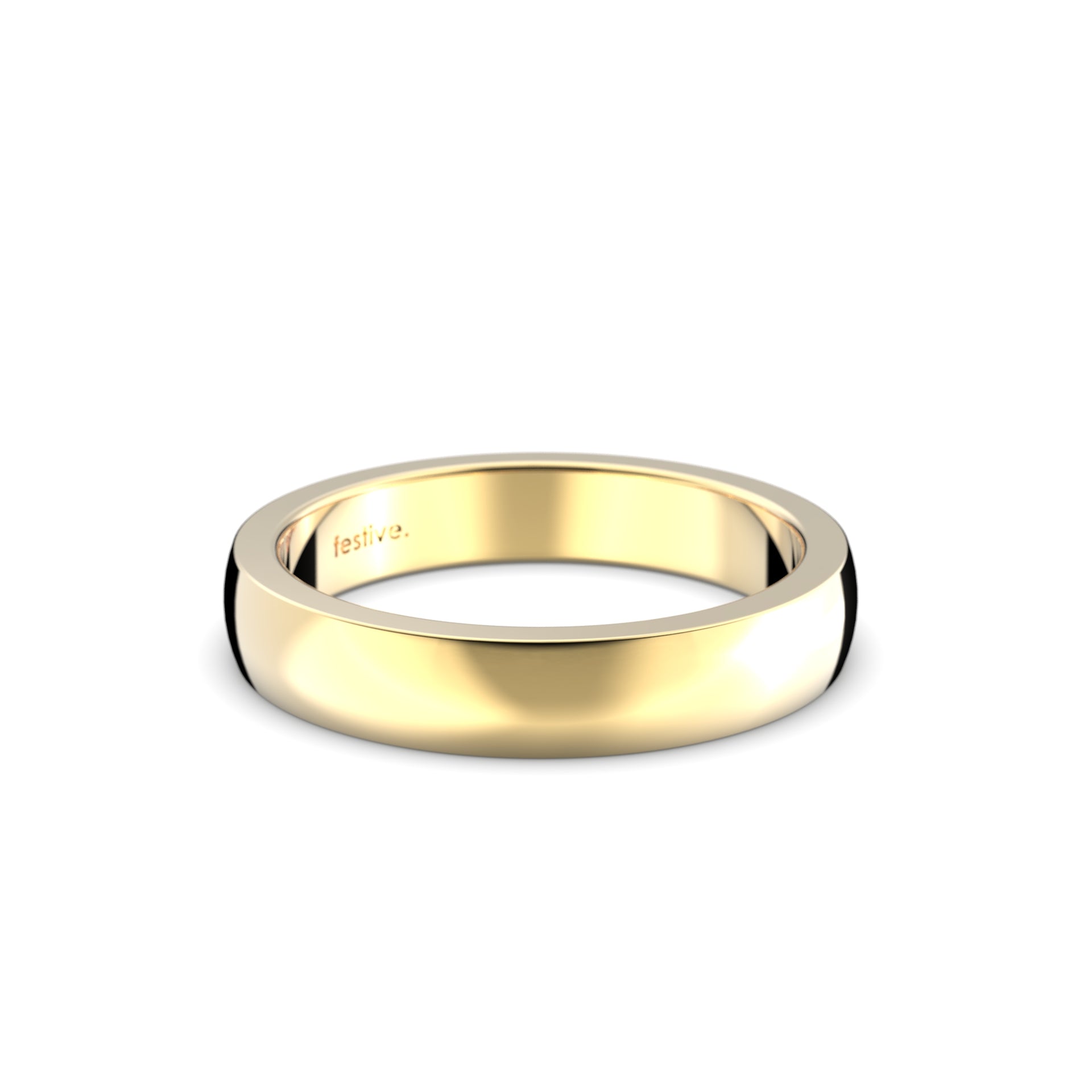 Firenze Heavy 4,0 mm Festive sormus