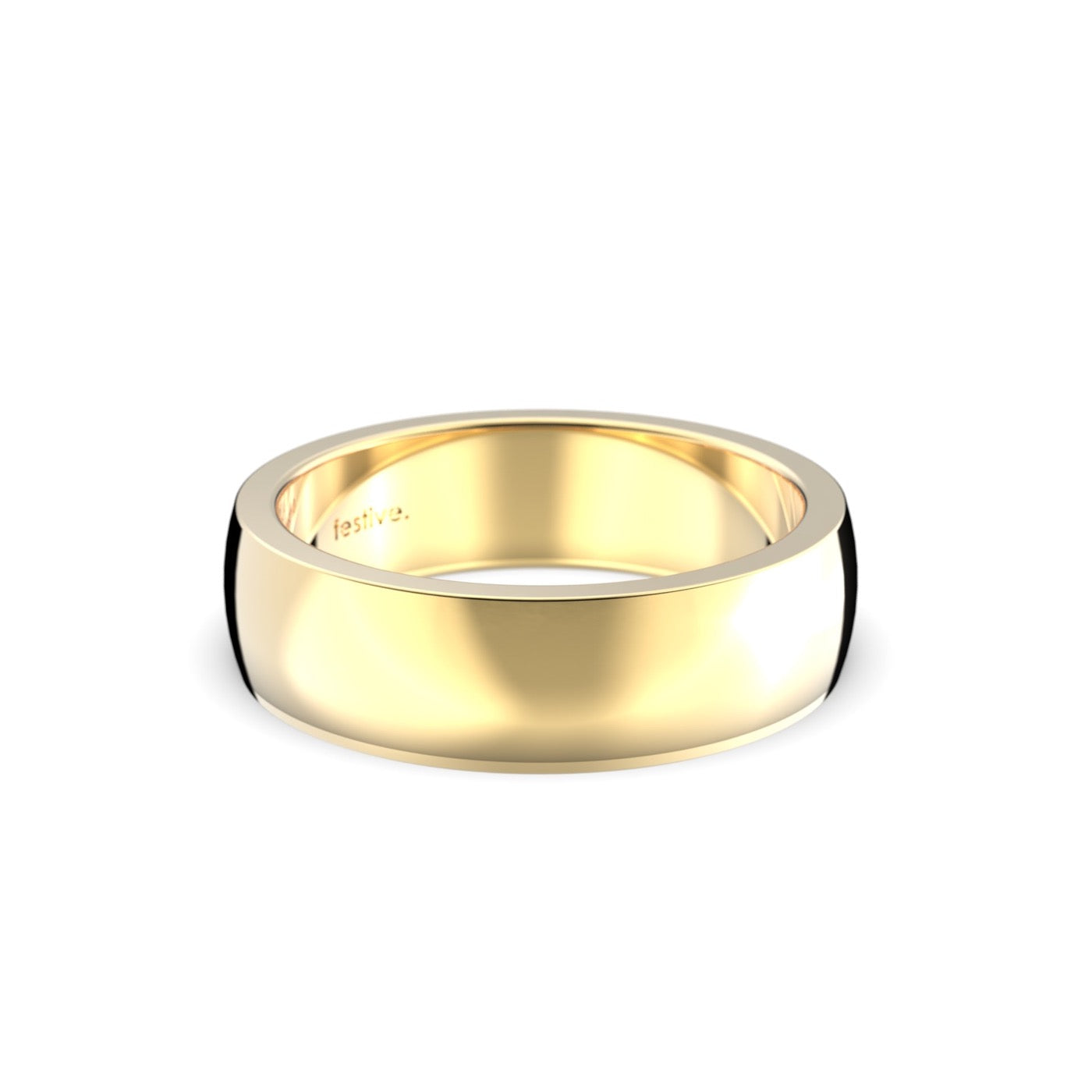 Firenze Heavy 6,0 mm Festive sormus