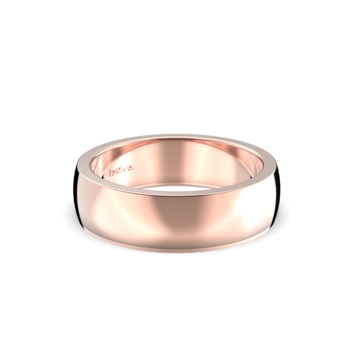 Firenze Heavy 6,0 mm Festive sormus